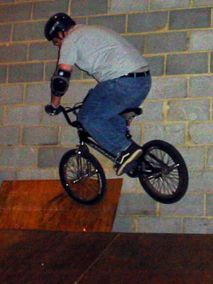 Nose stall on the wallride booster