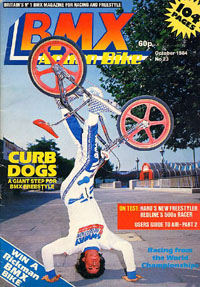 BMX Action Bike October 1984 Cover