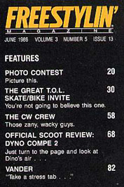 Freestylin' June 1986 Page 3