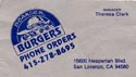 Boarder Burgers Business Card