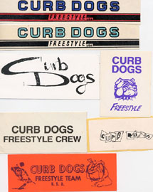 Curb Dogs Stickers (2)